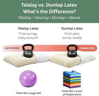 ORGANIC TEXTILES 100% Talalay Latex Bed Pillow with GOTS Certified Organic Cotton Cover (Queen Size - Soft) - Pack of 1 - Image 4