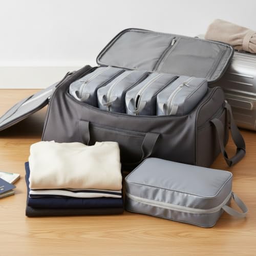 Multipurpose Manual Compression Bags for Travel & Home, PP Space Saver Organizers, 13.8 x 9.8 Inch No-Vacuum Storage Solution - Image 3
