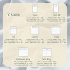 King Size Sheets Set, Cooling & Soft Deep Pocket Bed Sheets, 4PC - Image 4