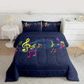 Feelyou Rock Music Comforter Set Kids Colorful Butterfly Print Comforter by Feelyou