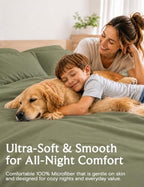 Full Size Sheets, Cooling & Soft Deep Pocket Bed Sheet Set, 4PC - Image 2