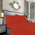 Mocassi Twin XL Sheet Set - Luxury Hotel 1800 Premier Bedding Sheets & Pillowcases - Ultra Soft Breathable & Cooling Bed Sheets - Deep Pocket - Wrinkle Resistant - 4 Piece Set - Twin XL, Rust by MocassiLuxuryBedding