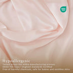 TOSMO Luxury Pillow Case Set of 2 - Cooling Viscose Derived from Bamboo - Oeko-TEX, Breathabl Silky Soft Pillow Cases with Envelope Closure (Queen / 20x30, Pale Pink) - Image 4