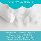 Little Sleepy Head Youth Pillow 16x22 for Sleeping – Soft & Supportive Hypoallergenic Bed Pillow with Down-Like Fill – Comfortable Pillow for Bedtime, Naps & Everyday Sleep - (1 Pack) - Image 5