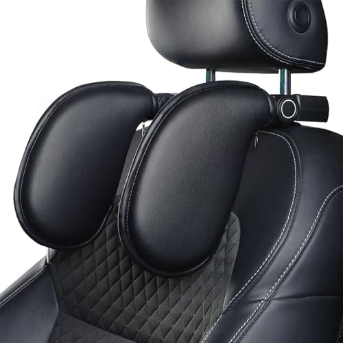 Adjustable Kids Travel Car Seat Headrest Pillow with Lean Support Cushion Sleeping Travel Neck Safeguard Cushion Suitable for Kids Children Teenagers and Adults by PartsTo