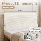 ENITYA Headboard Pillow Queen with Ergonomic Soft Foam Support - Image 2