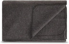 Lodge Twin Blanket - 80% Recycled Wool - Buffalo Plaid - Warm Throw Blanket - Thick - Washable - 65W x 90L - Charcoal Gray - Image 3