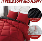 Decroom Lightweight 3 Pieces Comforter Set King Quilted Duvet Insert - Image 3