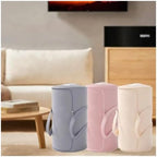 2pcs Large Capacity Cylinder Quilt Storage Bag Foldable Dustproof Luggage Packing Moisture-Proof with Zipper(Apricot,X-Large) - Image 7