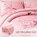 CCoutueChen Pink Cherry Blossom Comforter Set Full Size, 68 * 86 - Image 3