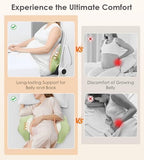 DONAMA Memory Foam Pregnancy Pillow Maternity Wedge Pillow for Side Sleeper - Image 3