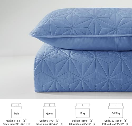 Whale Flotilla Soft Twin Quilt Bedding Set 2-Pieces Lightweight Bedspread - Image 5