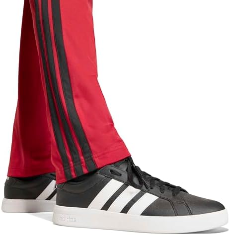 adidas Mens Dayready Open Hem Tracksuit Bottoms Casual - Black - Image 4