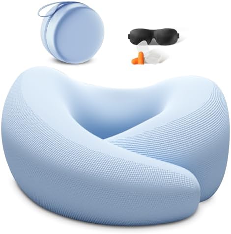 Cool Fly Airplane Travel Pillow Set. Fashion Chic Memory Foam Neck Pillow by Unknown