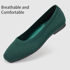 Frank Mully Women's Flats Square Toe Flats Comfortable Slip on Washable Ballet Flats Shoes for Women Dressy Work - Image 4
