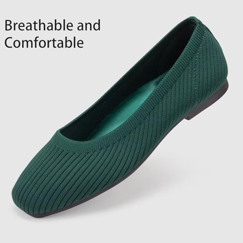 Frank Mully Women's Flats Square Toe Flats Comfortable Slip on Washable Ballet Flats Shoes for Women Dressy Work - Image 4