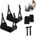 Travel Comfort Bundle - Airplane Footrest Hammock - Luggage Straps by Unknown
