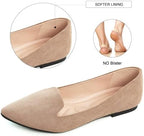SAILING LU Women's Pointy Toe Ballets Flats PU Leather - Image 4