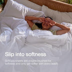 Coop Home Goods Comphy SoftSpa Pillowcase Set of 2, White Super Soft Pillow Cases King, Pillow Cases, Luxury Spa, Breathable, Hotel Quality Pillow Cases - Image 2