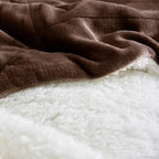 NANPIPER Sherpa Blanket Twin Thick Warm Throw for Winter Bed Super Soft Fuzzy Flannel Fleece/Wool Like Reversible Velvet Plush Blankets (Brown Twin Size 60"x80") - Image 5