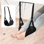 Foot Hammock for Plane Travel 8PCS Adjustable Hammock - Travel Style, Airplane Footrest, Rail/Car - Image 2