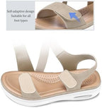 mysoft Women's Comfortable Walking Sandals Platform Wedge Ankle Strap - Image 6