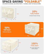SIBOFUEGO Sturdy Car Trunk Organizer – Large Capacity Trunk Organizer for SUVs & Sedans, Hard-Shell One-Piece Design with Cute Print, Collapsible and Durable Car Organizers （Beige Leopard 70L ） - Image 3
