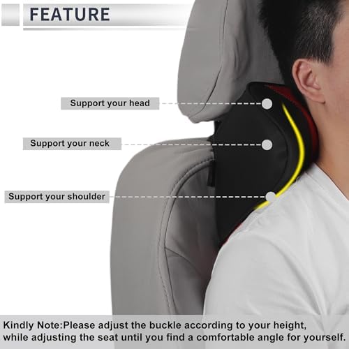 Car Headrest Pillow Ergonomic Comfortable Neck Support Pillow - Image 2
