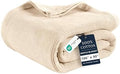 LANE LINEN King Blanket, 100% Cotton 300 GSM Lightweight - Perfectly Pale by LaneLinen