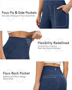 G4Free Yoga Pants for Women Wide Leg Pants with Pockets High Waisted - Image 2