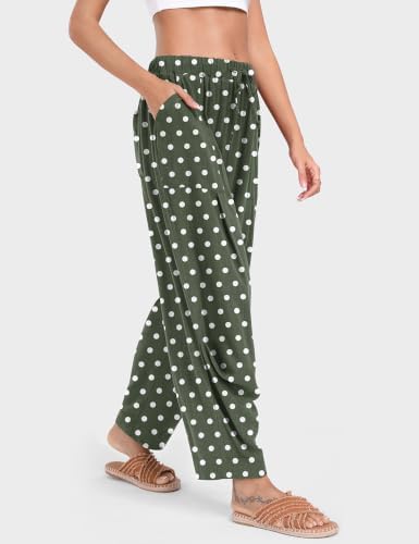 TARSE Womens Linen Barrel Pants Casual Summer Travel Lounge Trousers - Image 4