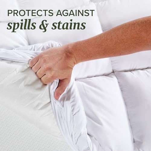 Beckham Hotel Collection California King Size Mattress Pad (Extra Padded) & Protector Hybrid - Quilted Pillow Top Mattress Cover - Thick, Plush, Fitted Mattress Topper for Bed - Image 6