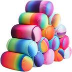 Neck Roll Pillow Tube Microbead Pillows Body Sopport Microbead Bolster 7 and 12Inches Travel Pillows for Chair Sleeping Car Seat Emotional Colorful Dormroom Accessory(Tie Dyeing) - Image 7