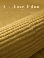 Long Cylinder Pillow Corduroy Lumbar Pillow Neck Roll Throw Pillow - Image 2