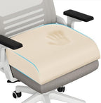 TranquilRelax 2XL Memory Foam Seat Cushion for Office Chair, 3.7-Inch, Khaki by Unknown