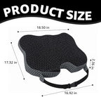 Wedge Car Seat Cushion Heightening Pad (Black) - Image 2