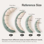 Peallow(Pat. Pend) – Long Round Body Pillow for Adults, Bolster Pillow for Sleeping, Soft and Supportive Pillow for Sleeping & Lumbar Support - Image 2