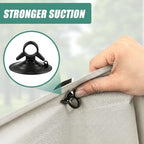 Tegeme 2 Pack Portable Blackout Travel Curtains 51"W x 78"L Beige Adjustable Blackout Window Covers with Suction Cups No Drill Black out Window Shade Light Blocker for RV Bedroom Nursery Dorm Use - Image 6