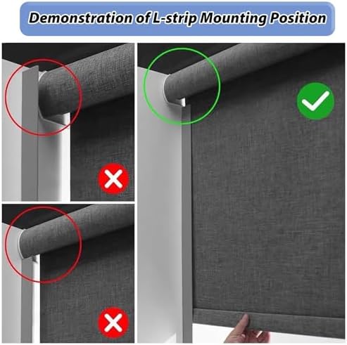 2Pcs Blackout Window Shade Light Block Strip, 120cm/47.2inch Light Gap Blockers, Perfect for Home Theaters, RVs, and Light Control (White),White 2pcs,120cm/47.2inch - Image 6