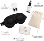 Nature+ Sleep Gift Set for Women & Men-5-Piece Sleep Essentials Kit with 3D Sleep Mask, Earplugs, Lavender Linen Spray, Magnesium Soap & Cotton Gift Bag | Wellness & Relaxation Gift - Image 2