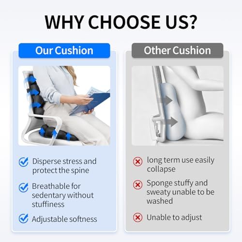 Inflatable Seat Cushion for Chair, Car, Travel & Back Support - Image 5