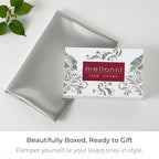 Mellanni Pure Silk Pillowcase Body Size - Perfect for Hair and Skin - Image 6