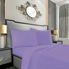 Mocassi Twin XL Sheet Set - Luxury Hotel 1800 Premier Bedding Sheets & Pillowcases - Ultra Soft Breathable & Cooling Bed Sheets - Deep Pocket - Wrinkle Resistant - 4 Piece Set - Twin XL, Lilac - Image 2