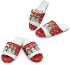 Jeiento Animal Cat Pattern Slippers for Women Lady Open Toe Slippers Soft Cushion Slip Resistant Spa Slipper for Hotel,Cozy Home Shoes by Jeiento