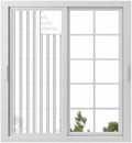 Window Privacy Film Frosted, Black Striped Vintage Static Cling Door Window Covering, Farmhouse Lines Rustic Minimalist UV Blocking Windows Film for Office, Hotel, Bedroom, 29.5 x 78.7 Inches by Unknown