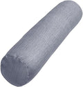 1 MIDDLE ONE Body Pillow, Bolster Pillow with Cooling Cover, Long Round Roll Cylinder Pillow for Bed, 35" x 7.87", Grey by 1MIDDLEONE