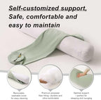 Body Pillow for Adults,Long Round Pillow,Big Cylindrical Pillow,Large Full Bolster Pillows for Side Sleepers (Celadon Green, 59"*7.87") - Image 4