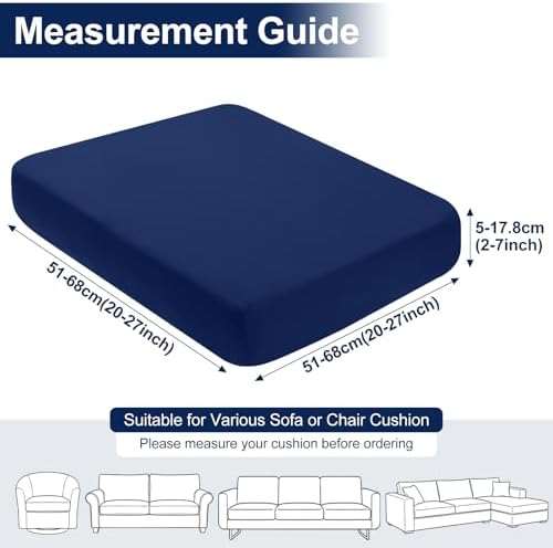 Smiry Waterproof Patio Cushion Covers, Stretch Outdoor Furniture Covers - Image 6