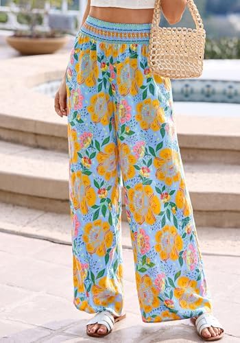 BTFBM Floral Summer Wide Leg Pants Woman 2026 - Image 2