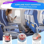 No Collapse Airplane Foot Hammock with Cylindrical Partition, 2 PCS - Image 2